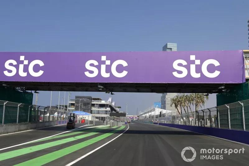 Une vue du circuit de Djeddah