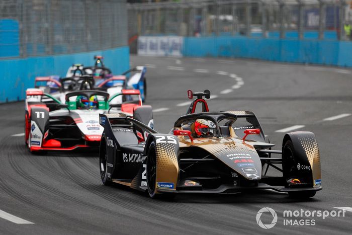 Jean-Eric Vergne, DS Techeetah, DS E-Tense FE21, Lucas Di Grassi, Audi Sport ABT Schaeffler, Audi e-tron FE07