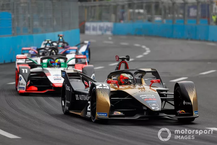 Jean-Eric Vergne, DS Techeetah, DS E-Tense FE21, Lucas Di Grassi, Audi Sport ABT Schaeffler, Audi e-tron FE07