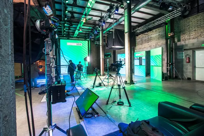 Backstage of the first Electric Days Digital event in the United States.