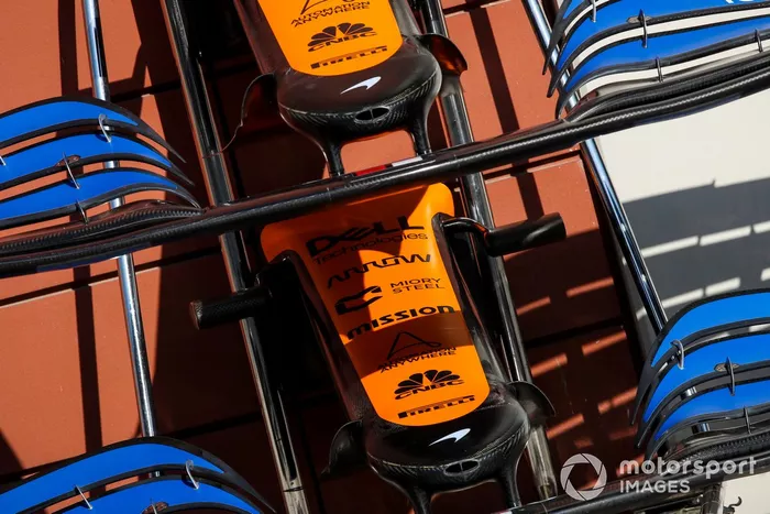Alerón delantero del McLaren MCL35