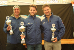 Sandro Fehr, Thierry Kilchenmann, Fabio Gubitosi, Podium Course 1