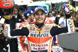 Podium : le vainqueur Marc Marquez, Repsol Honda Team