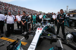 La voiture de Lewis Hamilton, Mercedes-Benz F1 W08