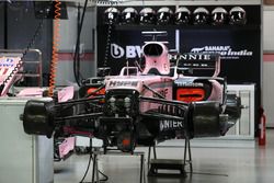 Sahara Force India VJM10 in the garage