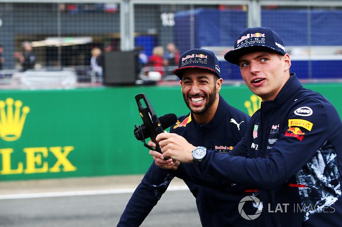  Daniel Ricciardo, Red Bull Racing y Max Verstappen, Red Bull Racing