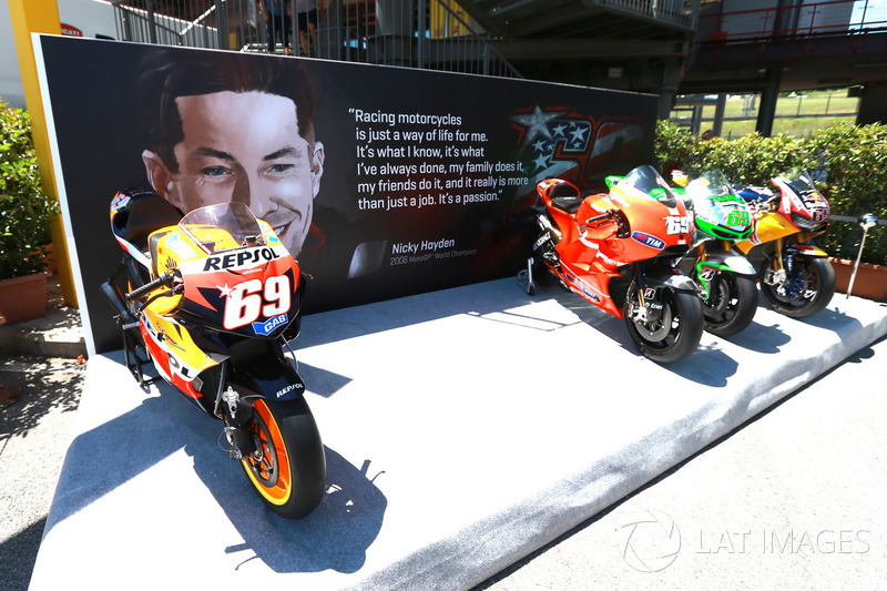 Tributo Nicky Hayden en todas las motos