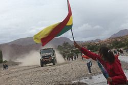 #502 Team De Rooy, IVECO: Federico Villagra, Adrian Yacopini, Ricardo Torlaschi