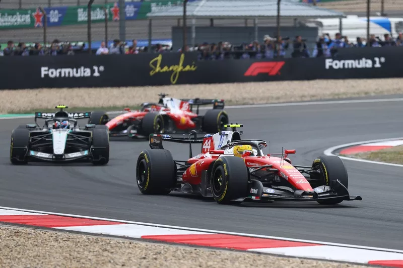 Charles Leclerc, Ferrari, Lewis Hamilton, Ferrari, Andrea Kimi Antonelli, Mercedes