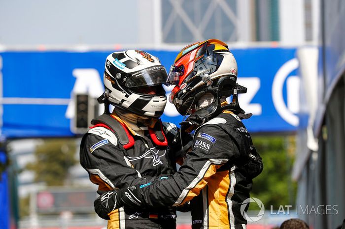 Jean-Eric Vergne, Techeetah felicita a su compañero Andre Lotterer, Techeetah
