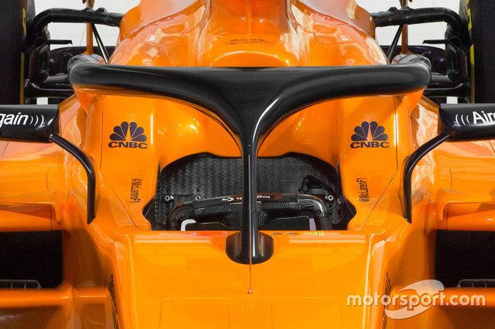 McLaren MCL33 halo detail