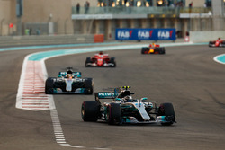 Valtteri Bottas, Mercedes AMG F1 W08, Lewis Hamilton, Mercedes AMG F1 W08, Sebastian Vettel, Ferrari