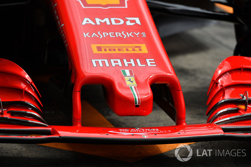Ferrari SF71H nose detail