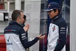 Lance Stroll, Williams and Paddy Lowe, Williams Shareholder and Technical Director