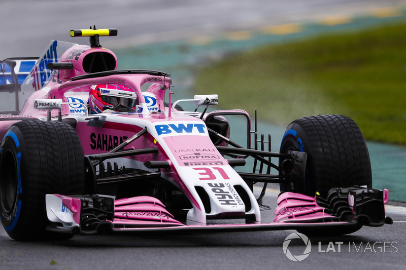 Esteban Ocon, Force India VJM11 Mercedes