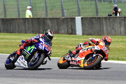 Jorge Lorenzo, Yamaha Factory Racing, und Marc Marquez, Repsol Honda Team