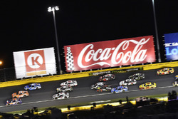 Denny Hamlin, Joe Gibbs Racing, Toyota Camry FedEx Express and Daniel Suarez, Joe Gibbs Racing, Toyota Camry ARRIS