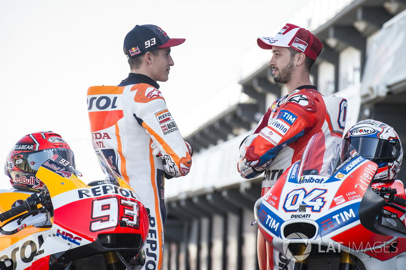 Marc Marquez, Repsol Honda Team, Andrea Dovizioso, Ducati Team