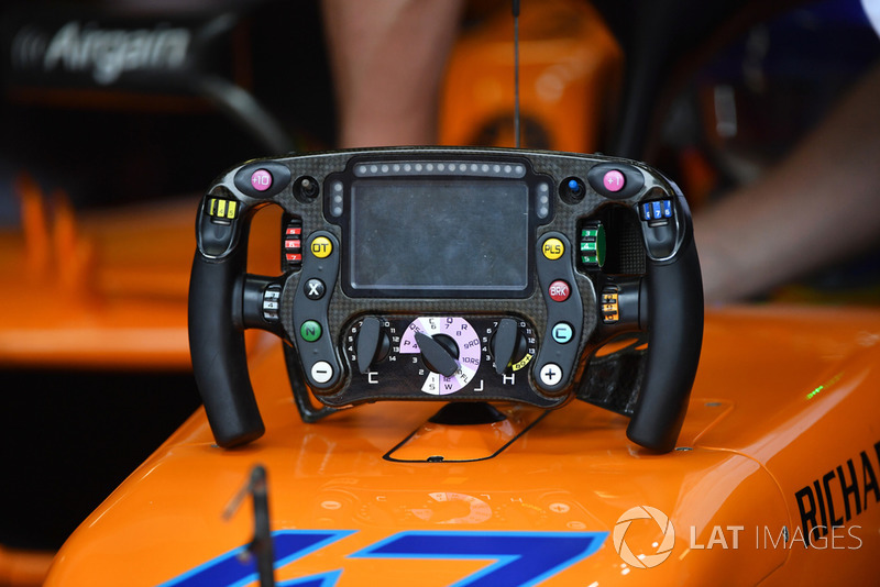 McLaren MCL33, kormánykerék