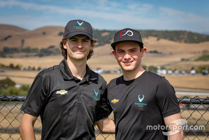 Colton Herta, Patricio O'Ward, Harding Group Chevrolet