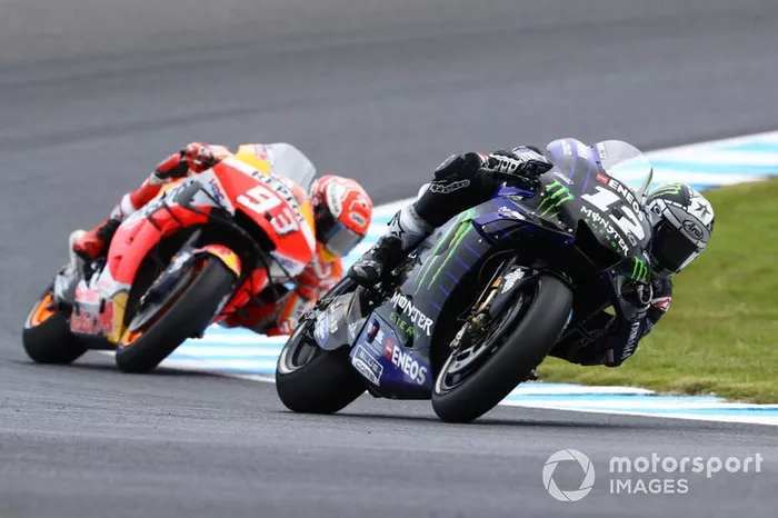Maverick Vinales, Yamaha Factory Racing, Marc Marquez, Repsol Honda Team
