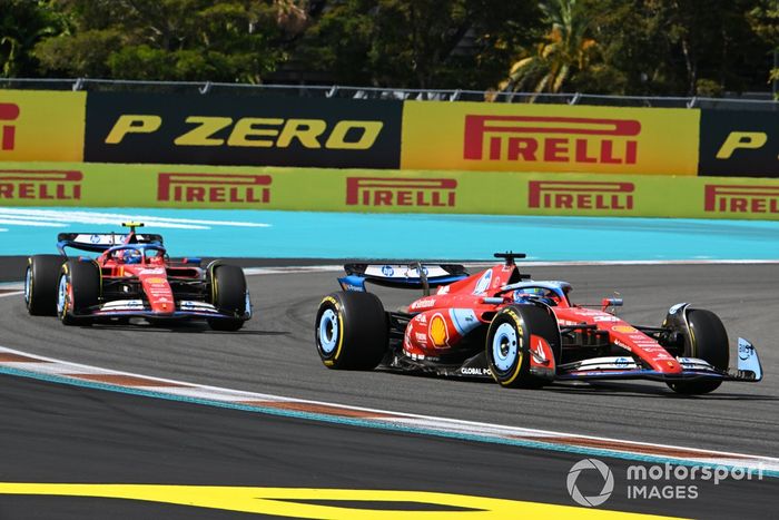 Charles Leclerc, Ferrari SF-24 Carlos Sainz, Ferrari SF-24