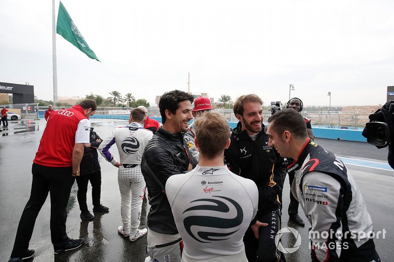 Lucas Di Grassi, Audi Sport ABT Schaeffler, Daniel Abt, Audi Sport ABT Schaeffler, Jean-Eric Vergne, DS TECHEETAH, Sébastien Buemi, Nissan e.Dams, Sam Bird, Envision Virgin Racing