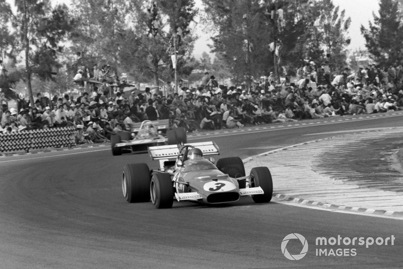 Winner Jacky Ickx, Ferrari 312B, Jackie Stewart, Tyrrell 001