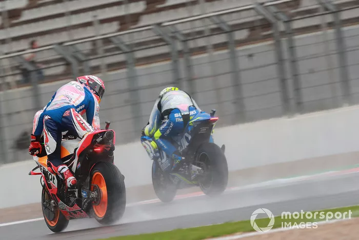Marc Marquez, Repsol Honda Team, Andrea Iannone, Team Suzuki MotoGP