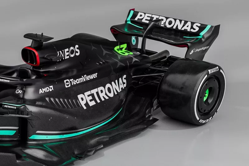 Mercedes W14 detail