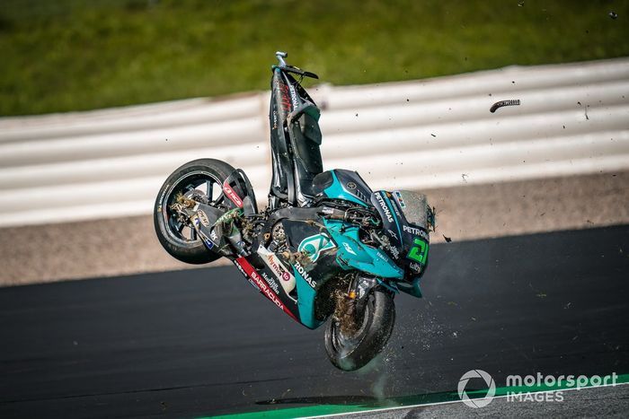 Accidente de Franco Morbidelli, Petronas Yamaha SRT
