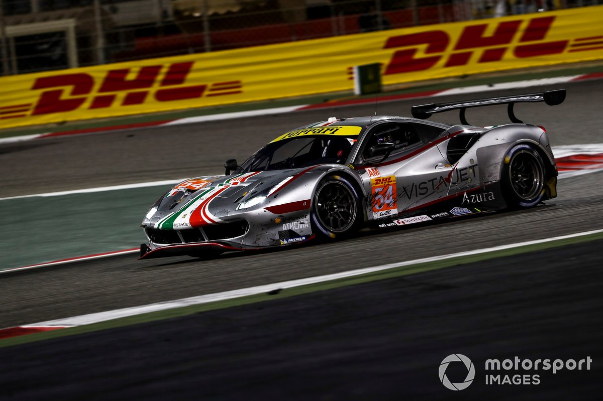 #54 AF Corse Ferrari 488 GTE EVO LMGTE Am: Thomas Flohr, Giancarlo Fisichella, Francesco Castellacci
