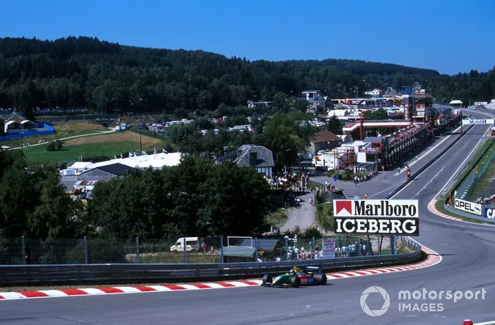Alessandro Nannini, Benetton a través de Eau Rouge