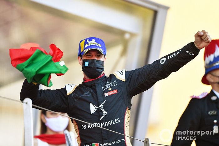 Podio: ganador Antonio Felix Da Costa, DS Techeetah