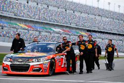 The car of Brian Vickers, Stewart-Haas Racing Chevrolet