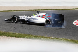 Felipe Massa, Williams FW38 en tête-à-queue