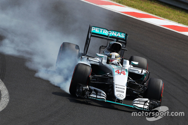 Verbremser: Lewis Hamilton, Mercedes AMG F1 W07 Hybrid