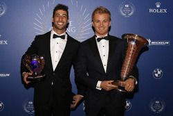 Dünya Şampiyonu Nico Rosberg, Mercedes AMG F1, Daniel Ricciardo, Red Bull Racing