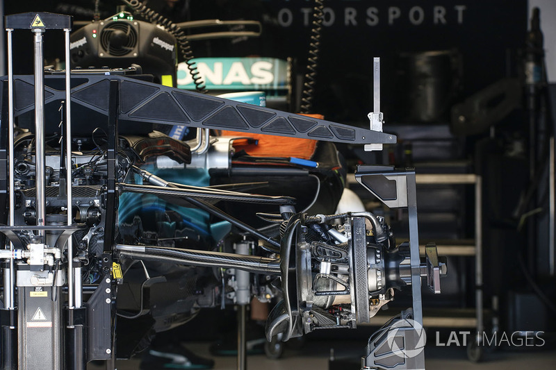 Mercedes-Benz F1 W08 Hybrid, detalles del monoplaza