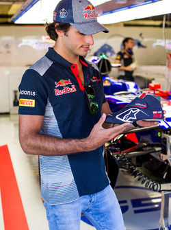 Bottines Alpinestars de Carlos Sainz Jr., Scuderia Toro Rosso