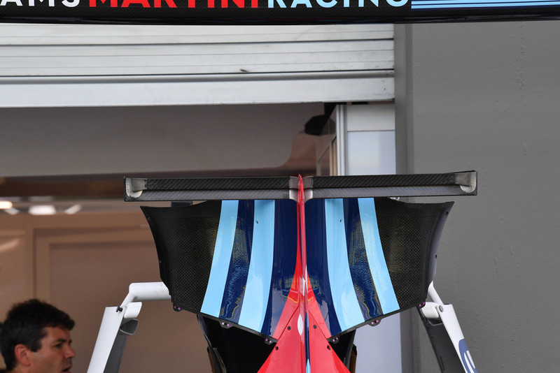 Williams FW41 bodywork detail