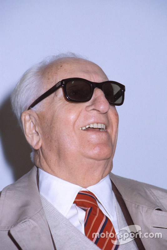 Enzo Ferrari en 1984