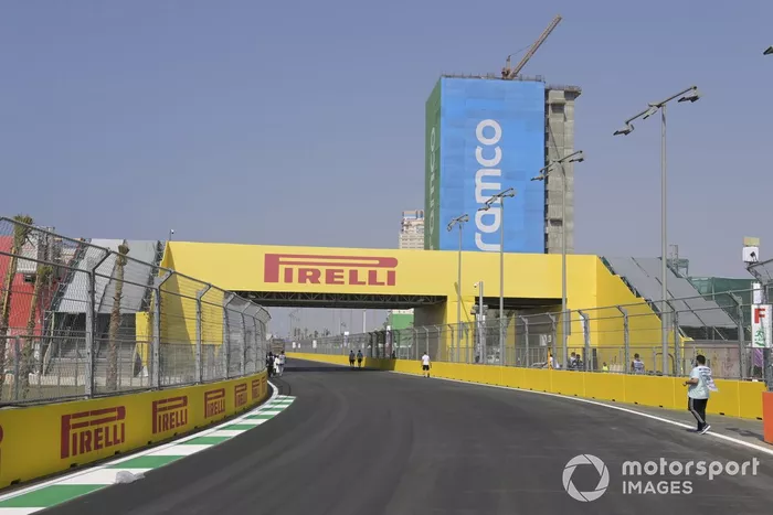 Vista general del circuito de Yeda, en Arabia Saudí