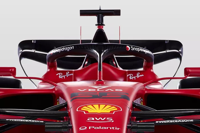 Detalle del Ferrari F1-75