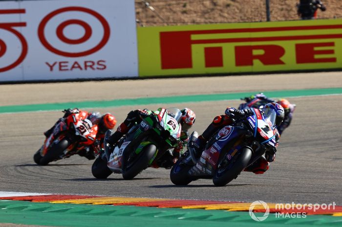 Toprak Razgatlioglu, Pata Yamaha WorldSBK, Jonathan Rea, Kawasaki Racing Team WSBK, Michael Ruben Rinaldi, Aruba.it Racing Ducati