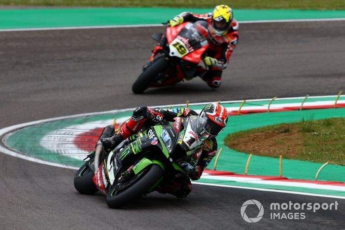 Jonathan Rea, Kawasaki Racing Team, Alvaro Bautista, Aruba.it Racing-Ducati Team