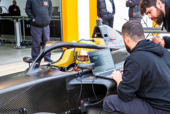 Test del TC Racing de F4 en Monteblanco