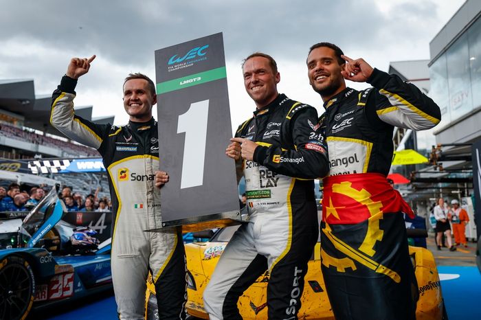 Race winner LMGT3: #81 TF Sport Corvette Z06 LMGT3.R: Tom Van Rompuy, Rui Andrade, Charlie Eastwood
