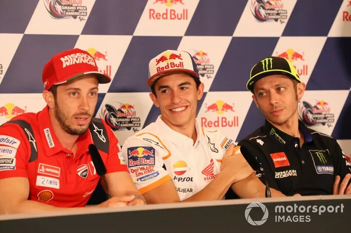 Andrea Dovizioso, Ducati Team, Marc Marquez, Repsol Honda Team, Valentino Rossi, Yamaha Factory Racing, Press Conference