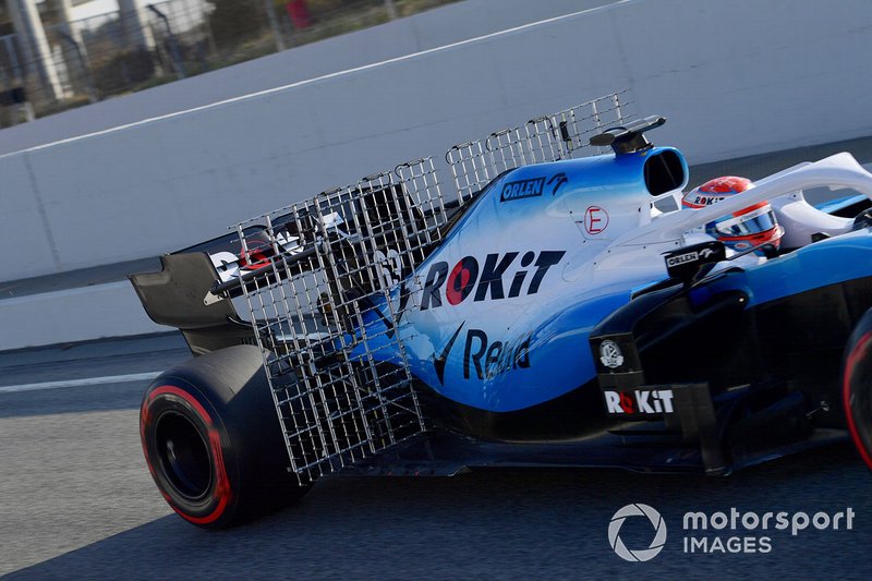 Williams FW42 with aero sensors